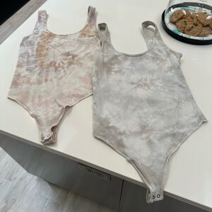 2 Abercrombie Tie Dye Bodysuits